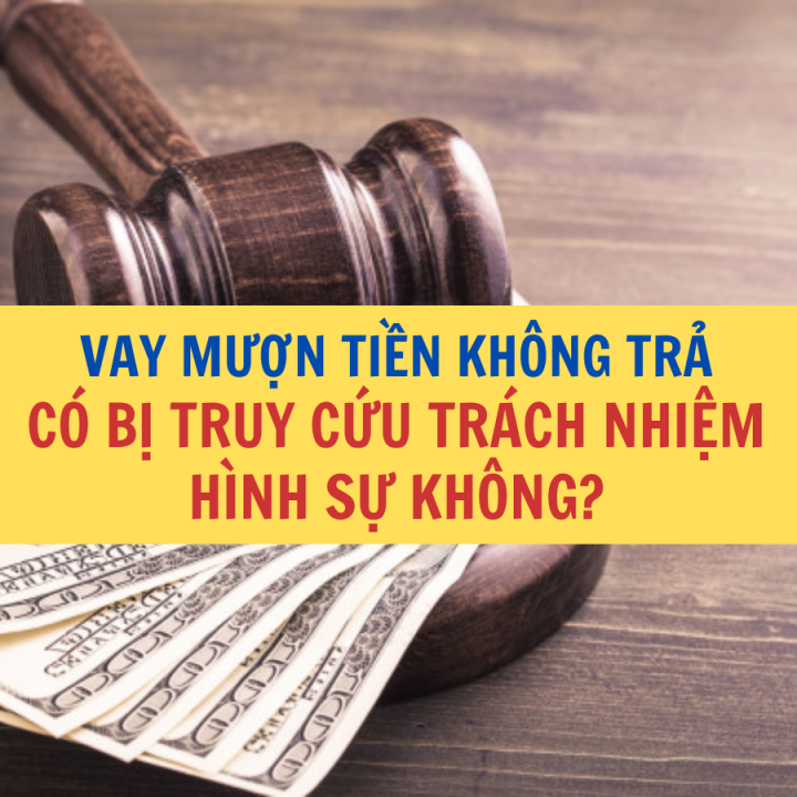 Vay, mượn tiền không trả có thể bị truy cứu trách nhiệm hình sự không? - Công ty Luật Thuận Đức